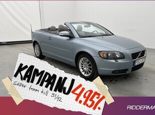 Volvo C70D5 Cabriolet Värm Skinn En-bruk 2008, Personbil