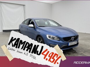 Volvo S60D4 R-Design VOC H K Värmare S 2018, Sedan