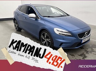 Volvo V40D3 R-Design VOC D-Värmare Pano Kamera 2017, Kombi