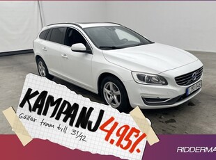 Volvo V60D4 AWD Momentum VOC D-Värm Panoram 2015, Kombi