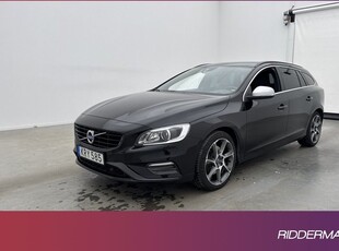 Volvo V60D4 AWD R-Design VOC D-Värm Kamera Skinn Navi 2018, Kombi