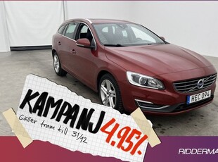 Volvo V60D5 Plug-in AWD Summum VOC Värm Takluc 2017, Kombi