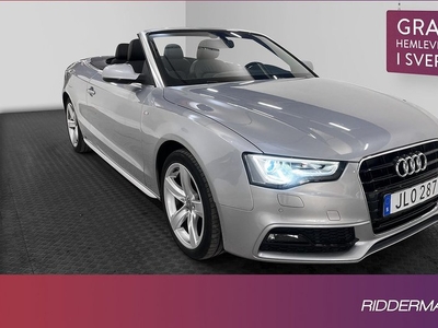 Audi A5Cabriolet TDI Q S-Line Skinn Navi Sensorer 2017, Sportkupé