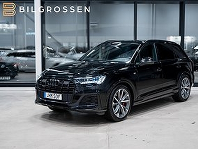 Audi Q7 60 TFSI e 456hk Q S-Line Matrix Panorama Drag Black