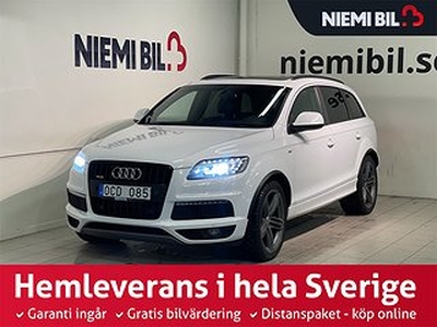 Audi Q7 V6 Quattro Aut 7-sits S-Line Drag Dvärm BOSE Pano