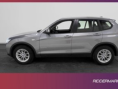 BMW X3 xDrive20d 190hk B-kamera HiFi Navi Drag