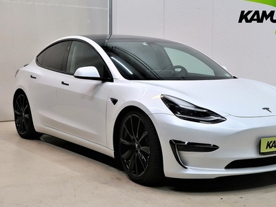 Tesla Model 3Long Range AWD 20tum Sänkt H&R Ambient light Chrome Delete 2020, Halvkombi