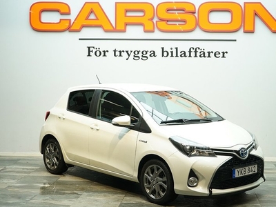 Toyota Yaris1.5 Hybrid Style B-kam 16tum Tonade rutor 2017, Halvkombi