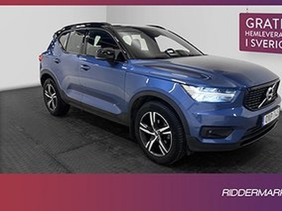 Volvo XC40 T3 156hk R-Design VOC 360° Värmare Rattvärme Blis