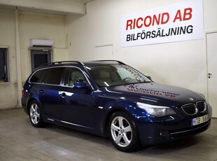 BMW 525D TOURING AUT SKINN DRAG FULLSERVAD BIL 2009, Kombi