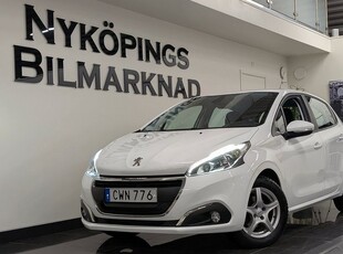 Peugeot 2085-dörrar 1.2 VTi Euro 6 Motorvärmare Bluetooth 2016, Halvkombi