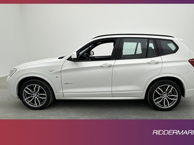 BMW X3 xDrive20d M Sport Navi HiFi Drag Skinn PDC 190hk