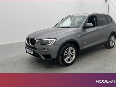 BMW X3xDrive20d Värmare Navi Delläder P-sensorer Drag 2014, SUV