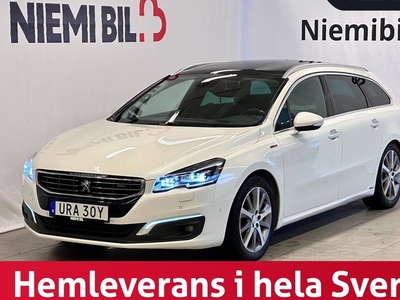 Peugeot 508SW 1.6 GT Line Panorama Dragkrok Kamera SoV-däck 2016, Kombi