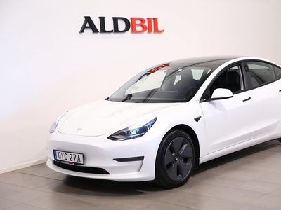 Tesla Model 3Dual Motor Long-Range AWD Drag Pano Läder Nav 2021, Halvkombi