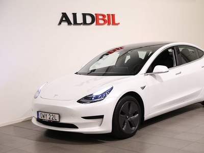 Tesla Model 3Standard Range Plus RWD Drag Pano Nav Läder 2020, Halvkombi