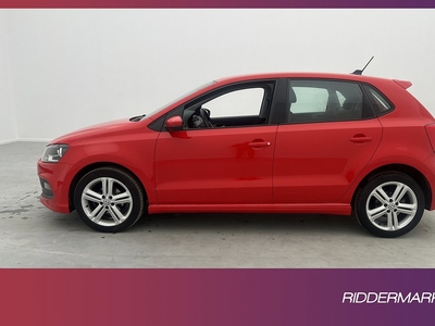 Volkswagen Polo 1.2 TSI 90hk R-Line P-sensorer Farthållare