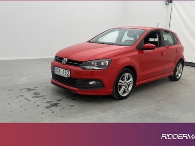 Volkswagen Polo1.2 TSI R-Line P-sensorer Farthållare 2014, Halvkombi