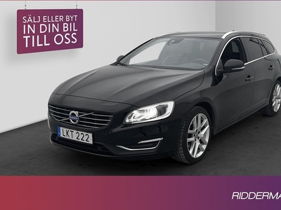 Volvo V60T5 Bi-Fuel Summum VOC Värm Kamera Navi Drag 2017, Kombi