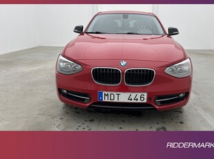 BMW 118 d Sport line Värmare Sensorer Keyless 0,42l/mil