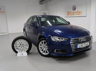 Audi A42.0 TDI Q V-Däck ingår Drag-Kamera-Värmare-AdaptivFH-Rattvärme 2018, Sedan