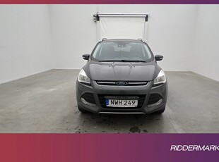 Ford Kuga EcoBoost 150hk Titanium Halvskinn Sensorer Drag