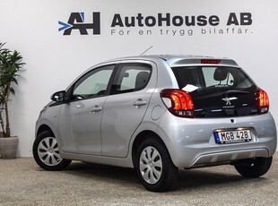 Peugeot 108 5-dörrar 1.0 VTi Backkamera CarPlay Garanti