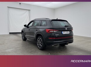 Skoda Kodiaq RS 2.0 TDI 240hk 4x4 7-Sits Pano Cockpit 360º