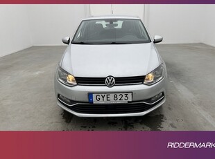 Volkswagen Polo 1.2 TSI 90hk Pluspaket Sensorer Bluetooth