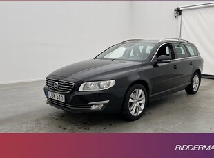 Volvo V70D3 Summum VOC Värmare Skinn Sensorer Keyless Drag 2016, Kombi