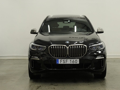 BMW X5 M50d Laser Skylounge H&K HUD Pano Mass Värm SE SPEC