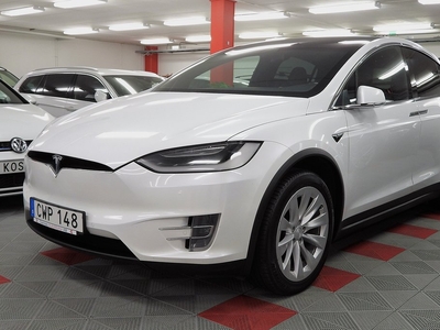 Tesla Model X 90D 6-Sits Drag CCS DRAG LUFTJÄDRING Pärlaeffekt