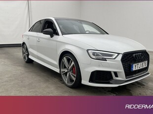 Audi RS3Sedan Quattro Cockpit Pano B&O Sportavgas 2018, Halvkombi