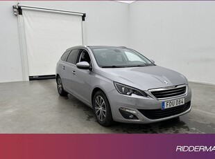 Peugeot 308 SWAllure Pano Navi Sensorer Farthållare Drag 2015, Kombi