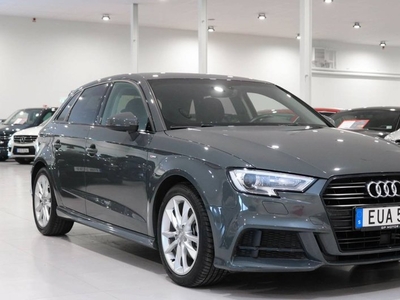 Audi A3Sportback 2.0 TDI S-Line Defa Drag Svart optik 2017, Halvkombi