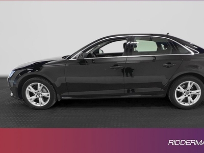 Audi A4Quattro Sedan 2.0 TDI D-värm Adaptiv Dragkrok 2018, Sedan