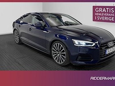 Audi A5 Sportback 45 TFSI Q 245hk Proline Värmare Dragkrok