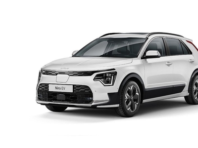 Kia NiroEV Adv. Plus Silver C-Stolpe Sollucka Lagerbil 2023, SUV