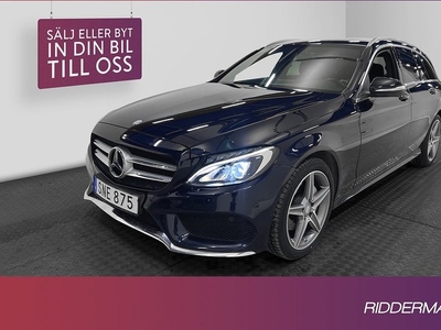 Mercedes C220Benz C 220 T AMG Navi Skinn Drag Välservad 2015, Personbil