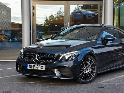 Mercedes C300Benz C 300 Coupé 9G AMG Night Pano Burmester 2019, Sportkupé