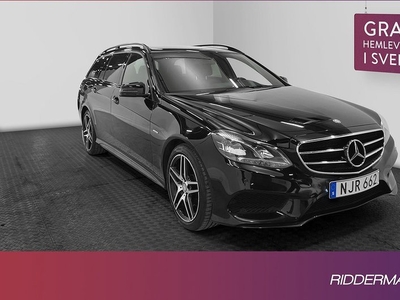 Mercedes E220Benz E 220 AMG Navi Alcantara Skinn P-sensorer Drag 2016, Kombi