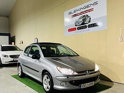 Peugeot 206 3-dörrar 2.0 GTi panorama Besiktad.