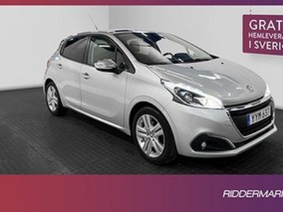 Peugeot 208 1.2 VTi 82hk Style Pano Sensorer CarPlay Välserv