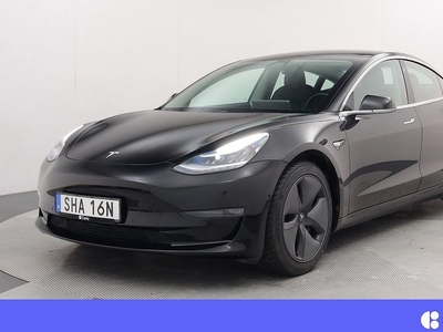 Tesla Model 3Long Range AWD Full FSD AP Pano Drag V-hjul 2019, Halvkombi