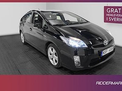 Toyota Prius Hybrid 136hk Skinn Navi Kamera Värmare 1-bruk