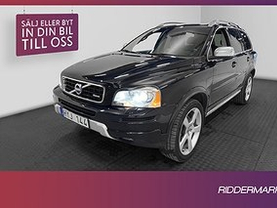 Volvo XC90 D5 AWD 200hk R-Design 7-sits VOC Värmare Taklucka