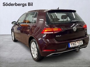 Volkswagen Golf 5-dörrar 1.0 TSI Dragkrok Backkamera 110hk