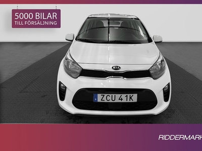 Kia Picanto 1.25 MPI 84hk GLS B-kamera Rattvärme Lågmilad