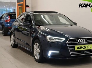 Audi A3e-Tron 1.4 TFSI S-Line fri Kamux Plus 1 år Pano Cockpit P-värm 2 2017, Halvkombi