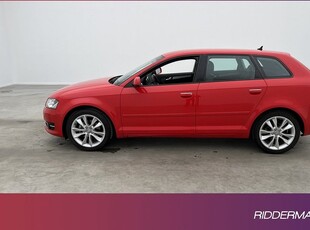 Audi A3Sportback 1.8 TFSI P-Värm BOSE Skinn Alcantara 2011, Halvkombi